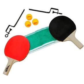 Kit Tenis De Mesa 2Raq + Suporte + Rede + 3Bol #40 Bel 485500