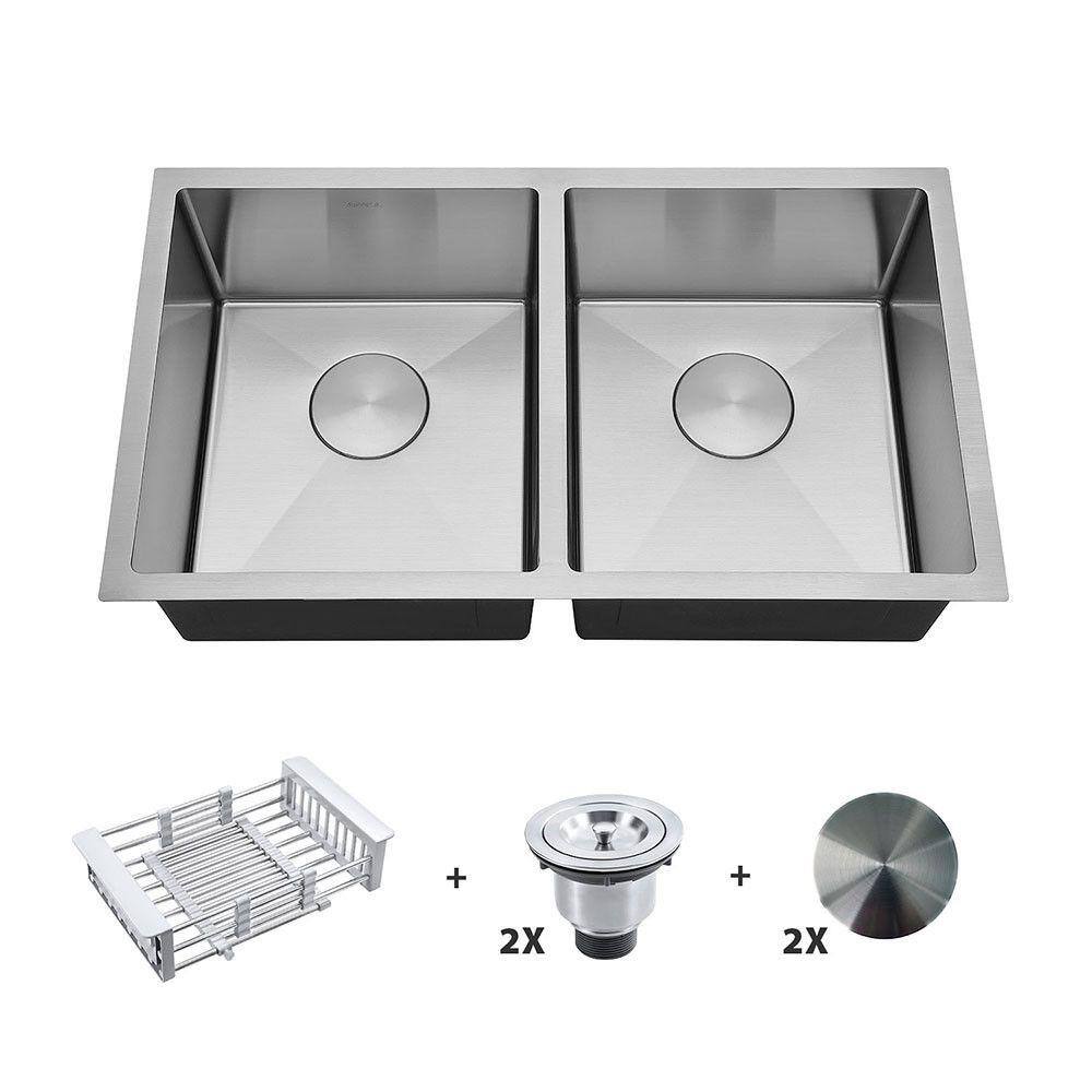 Kit Cuba Dupla Gourmet com Acessórios Solo 35x35x40 e Válvula e Escorredor e Tampa Arell