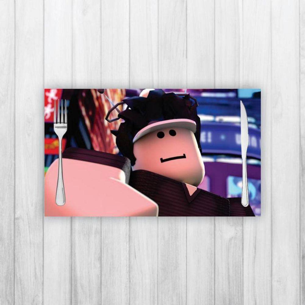 Mouse Pad Emborrachado Personalizado Personagem Roblox