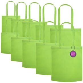 Kit 10x Sacola Ecobag em TNT Premium Termo Selado 38x41cm Aid TopGet