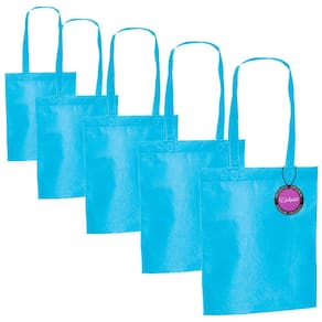 Kit 5x Sacola Ecobag em TNT Premium Termo Selado 27x35cm Bear TopGet