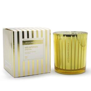 Vela Perfumada Orquídeas E Caramelo Acqua Aroma Lúmina 180gr