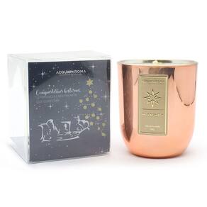 Vela Perfumada Canela E Maçã Ed. Esp. Natal 140g Acqua Aroma