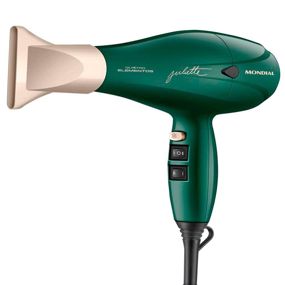 Secador de Cabelo Quatro Elementos Ceramic Íon 2000W Mondial