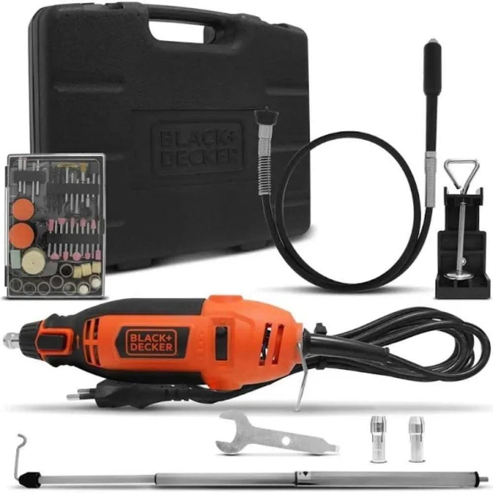 Micro Retífica 180W 113 Acessórios-Black Decker-Rt18Ka-B2