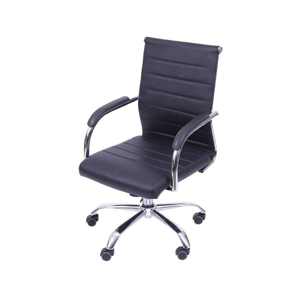 Cadeira De Escritório Florença Baixa - Preta