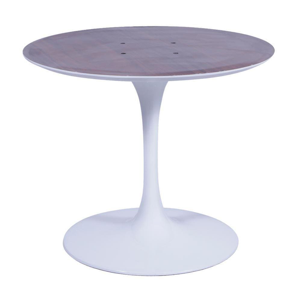 Base Mesa Tulip Jantar Redonda Branca - 124 A 150cm