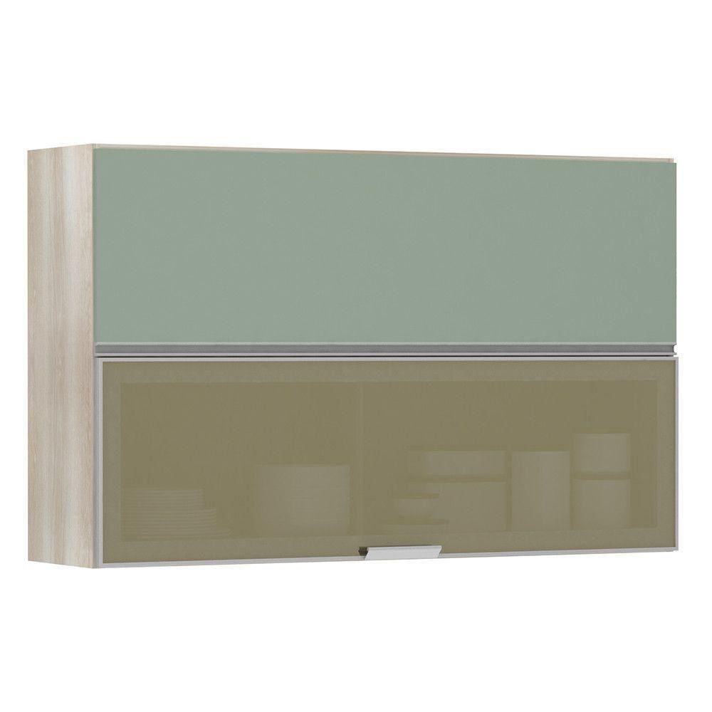 Armario Basculante Misto 120cm 2 Porta Lis Legno Crema