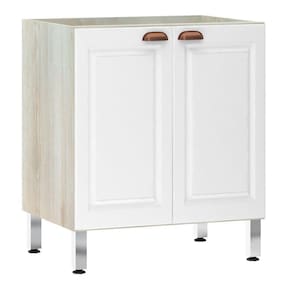 Balcão De Cozinha S/ Tampo 70cm 2 Portas Agatha Legno Crema