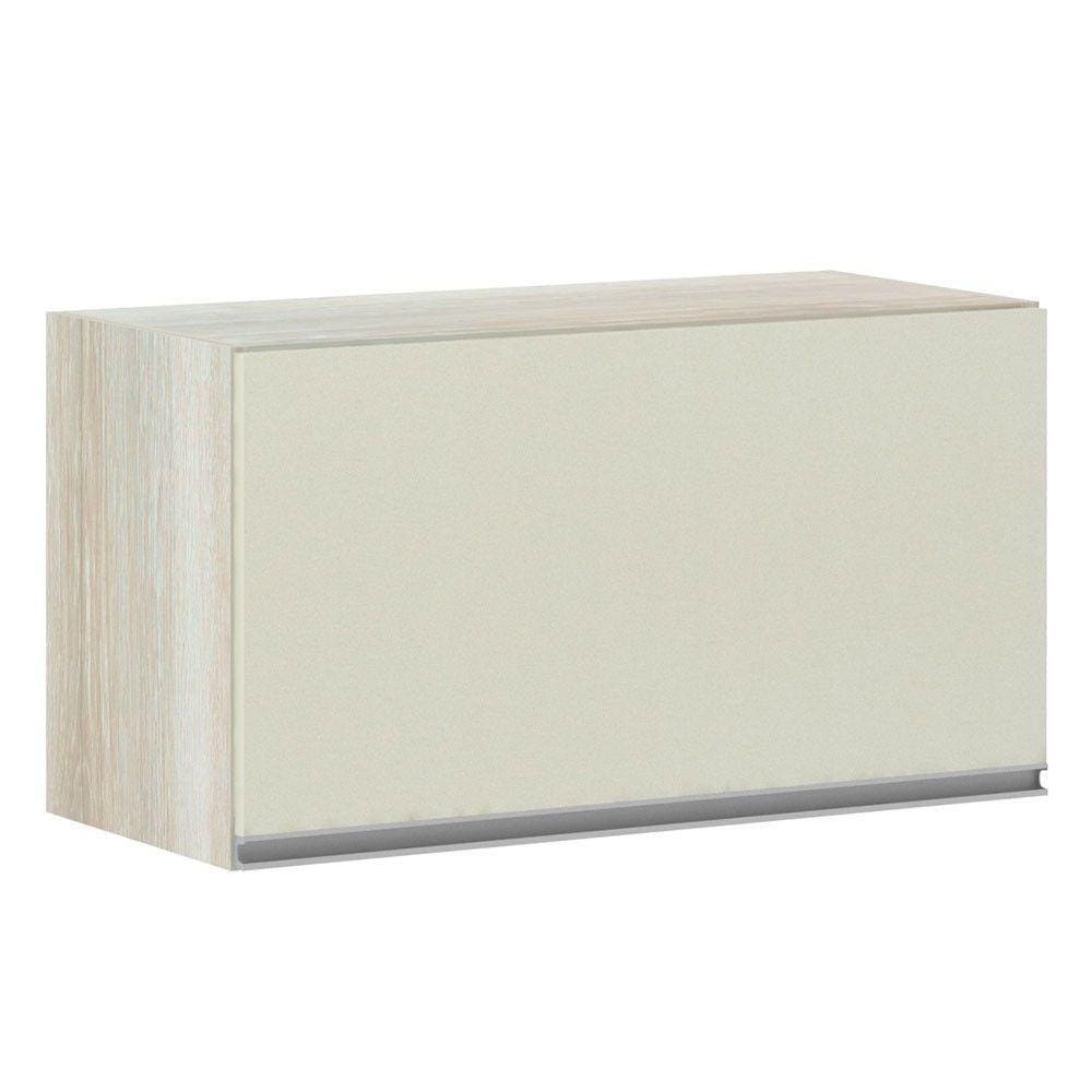 Armário Basculante 70cm 1 Porta Lis Legno Crema C/Kashmir