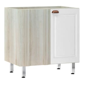 Balcão De Cozinha S/ Tampo Canto Reto 80cm 1 Porta Agatha