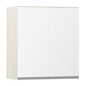Armário Luciane 70cm 2 Portas Lis Legno Crema C/Branco