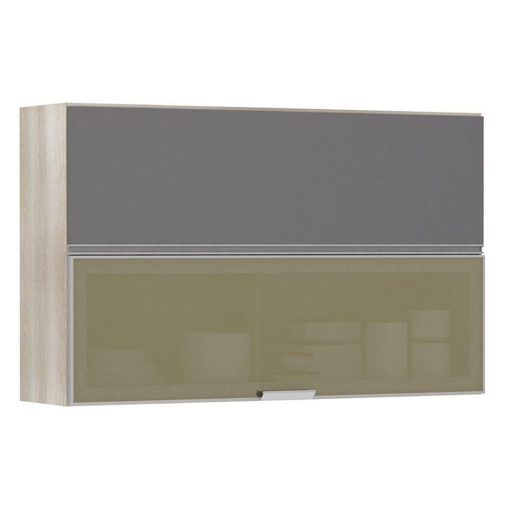 Armario Basculante Misto 120cm 2 Porta Lis Legno Crema