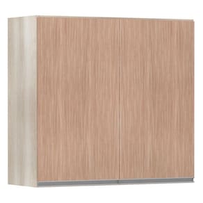 Armário Luciane 80cm 2 Portas Lis Legno Crema C/Cumaru