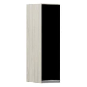 Armário Luciane 20cm 1 Porta Lis Legno Crema C/Preto Tx