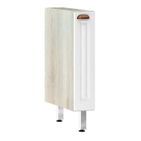 Balcão De Cozinha S/ Tampo 15cm 1 Porta Agatha Legno Crema