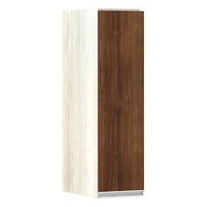 Armário Luciane 20cm 1 Porta Lis Legno Crema C/Nogueira