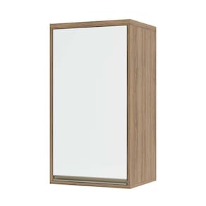 Armário Aéreo 40cm 1 Porta 1 Prateleira Mel Vanilla C/Bran