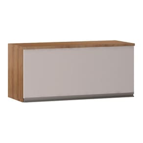 Armário Aéreo 70cm 1 Porta Basculante Diana Avelã C/Fumê