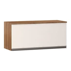 Armário Aéreo 70cm 1 Porta Basculante Diana Avelã C/Areia