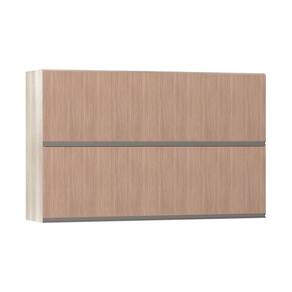 Armário Basculante Duplo 120cm 2 Portas Legno Crema C/Cuma