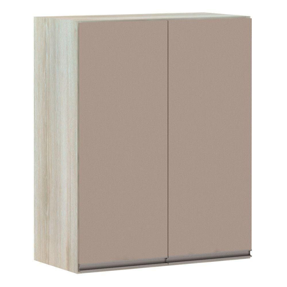 Armário Para Cozinha 60cm 2 Portas Legno Crema C/Connect