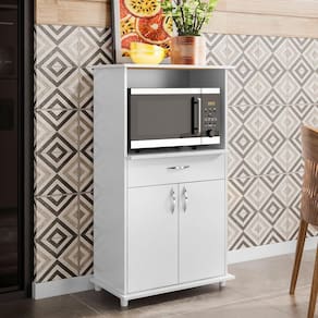 Armário Multiuso Nicro-Ondas 2 P Nt3070 Notável Branco