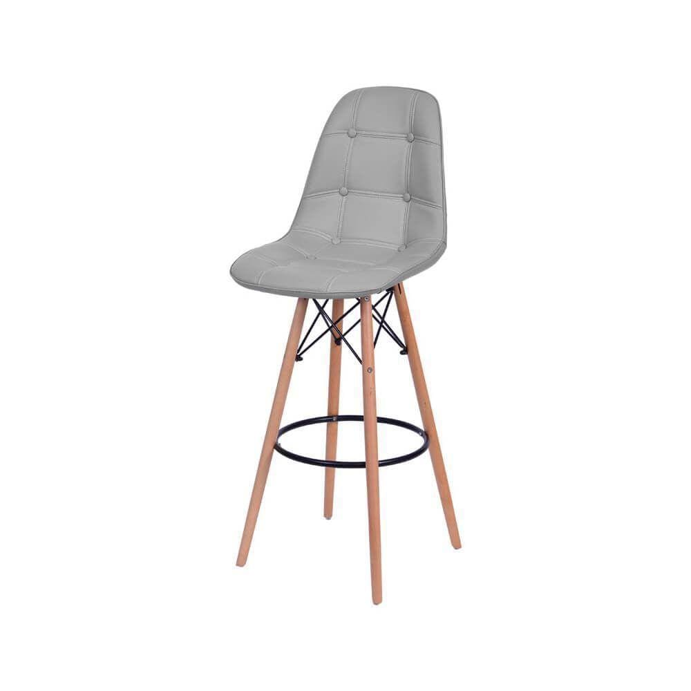 Banqueta Eames Dkr Botonê - Cinza