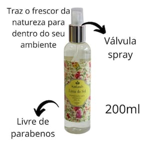 Home Spray Perfume P/ Ambientes Lima Do Sol Kailash 200ml