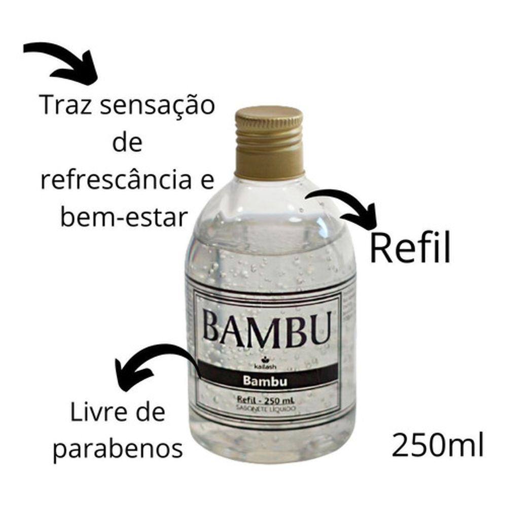 Refil Sabonete Líquido P/ Lavabo Bambu Kailash 250ml