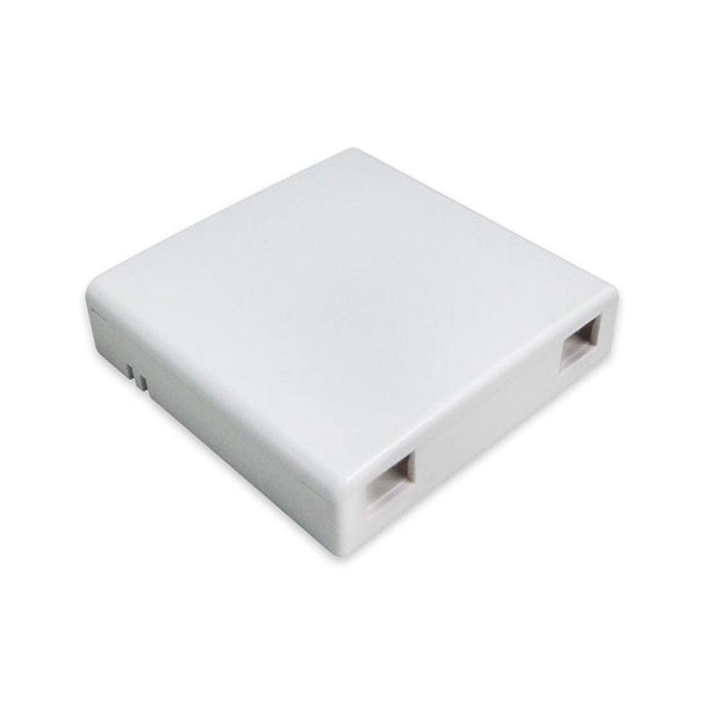 Caixa Ftth / Pto/ Roseta 2 Portas Na Branca K-Gl-1239A