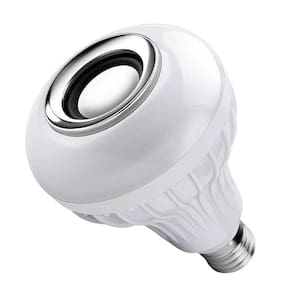 Caixa De Som Bluetooth De Lâmpada 12w Com Controle Remoto