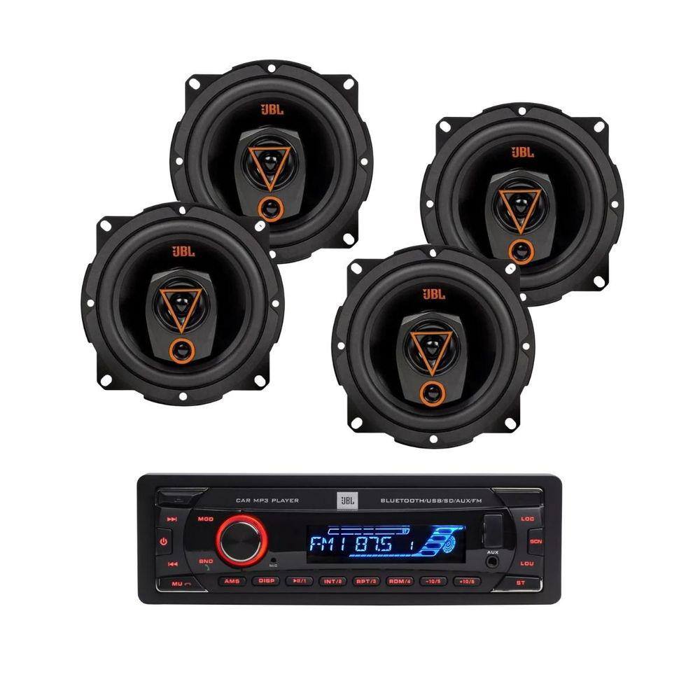 Kit 04 Alto Falante Mini Paredao 6 Polegadas 150w Rms Lancamento 4