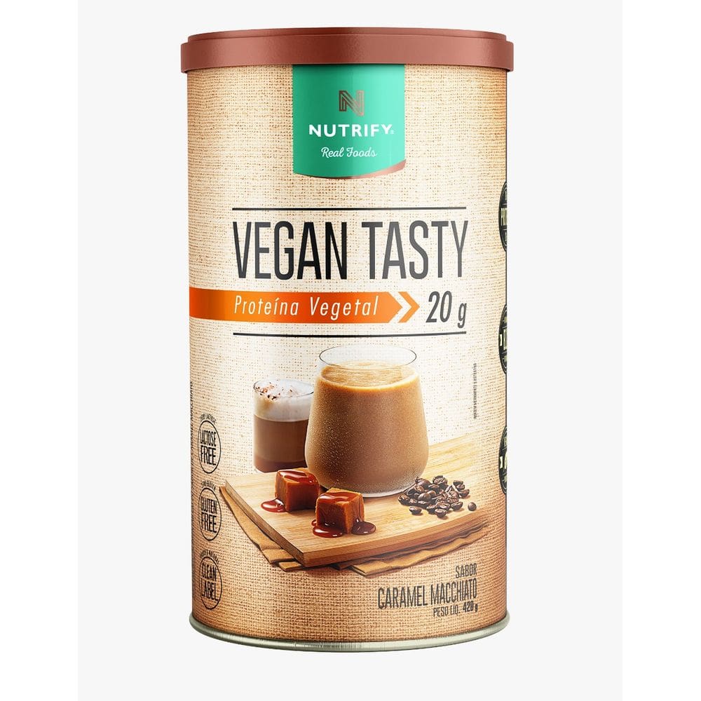 Proteína Vegana Vegan Tasty Caramel Macchiato Nutrify 420g