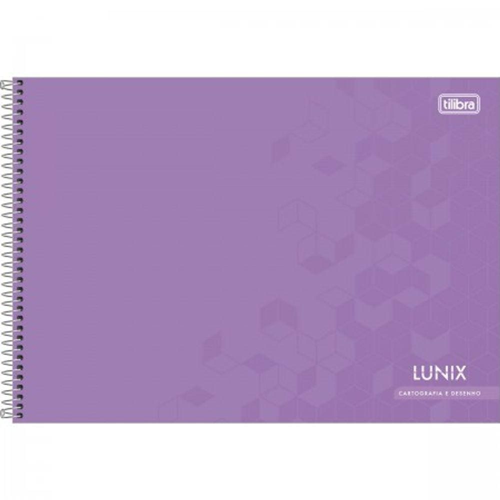 Caderno de Desenho e Cartográfia CD Lunix 60 Folhas Tilibra