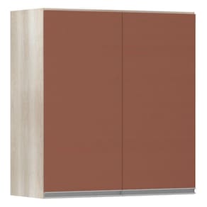 Armário Luciane 70cm 2 Portas Lis Legno Crema C/Gaia