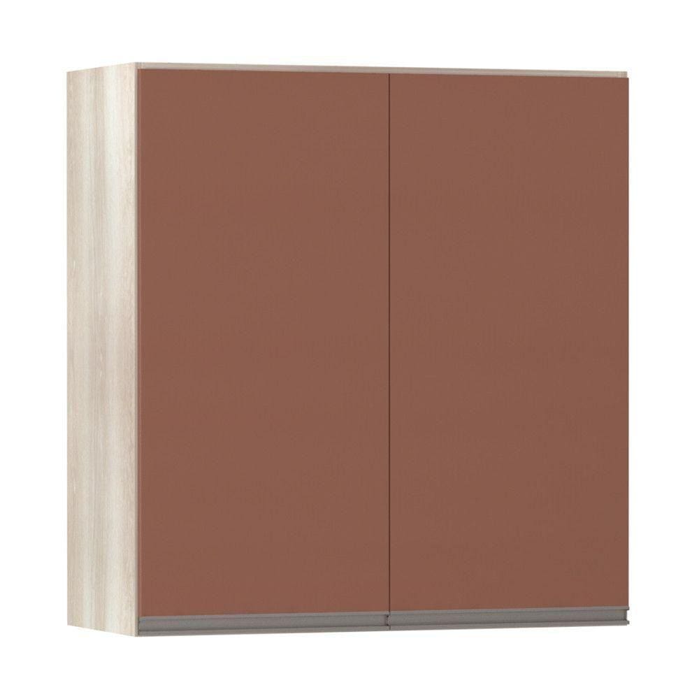 Armário Luciane 70cm 2 Portas Luci Legno Crema C/Gaia