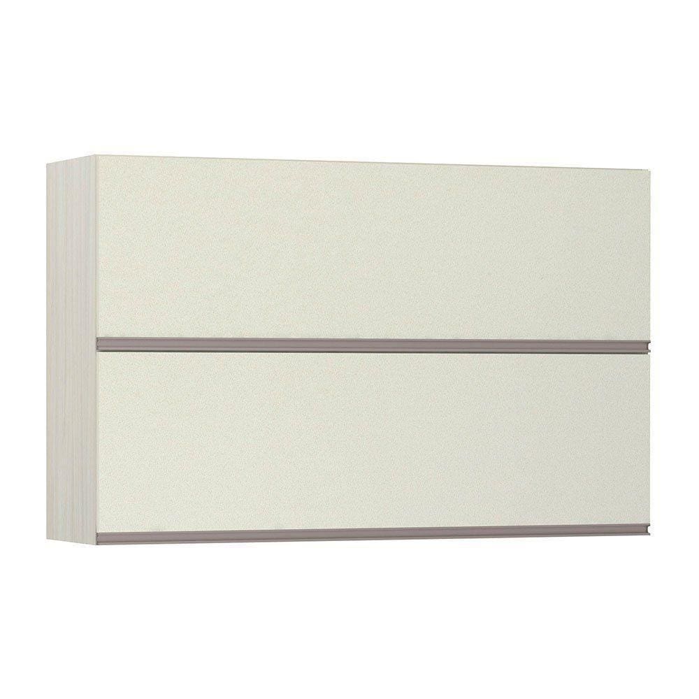 Armário Basculante Duplo 120cm 2 Portas Legno Crema C/Kash