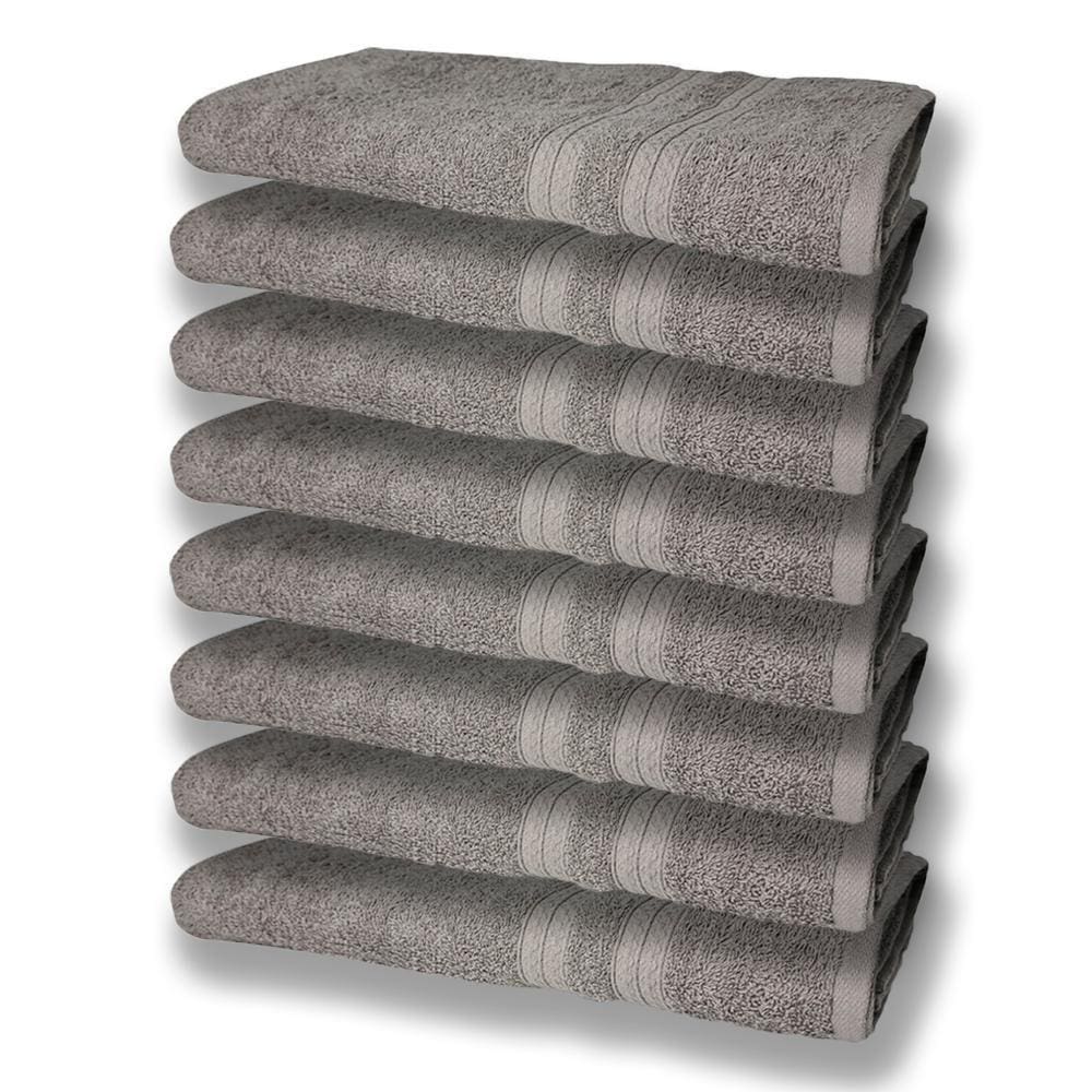 10 Toalhas Grande E Grossa Cinza
