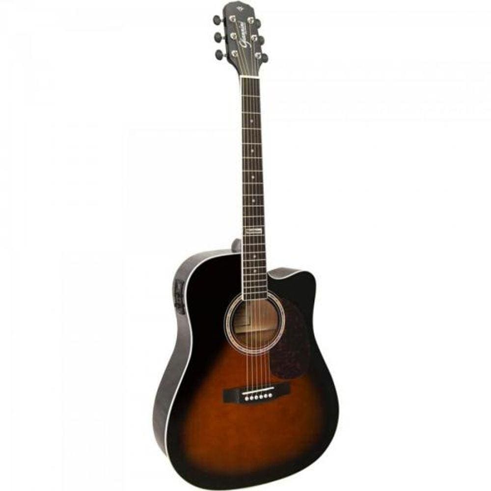 Violao GRAND Auditorium Cutaway  GSF-3 CEQ TDW Translucent DARK Wine