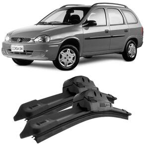 Par Palhetas Limpador Parabrisa Corsa Original Aerofit 18