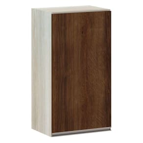 Armário Luciane 40cm 1 Porta Luci Legno Crema C/Nogueira