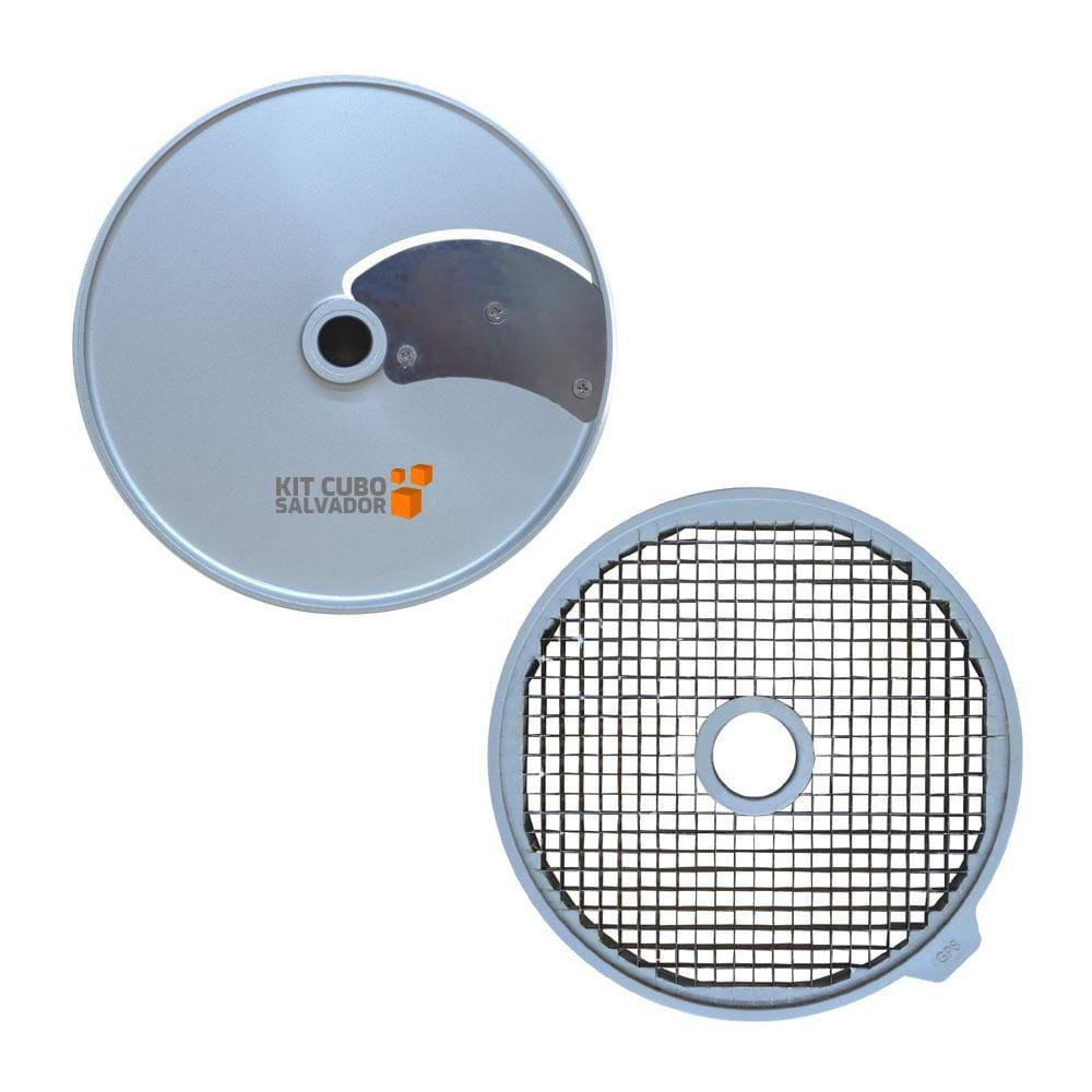 Conjunto de Discos Corte E5 Fatias 5mm e GC8 Cubos 8mm para PA7 PRO 5x8x8mm (Vinagrete) - Skymsen