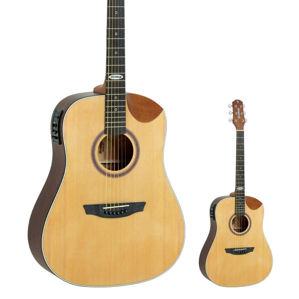 Violão Elétrico Folk Strinberg SD201HC NS Fosco com Bag