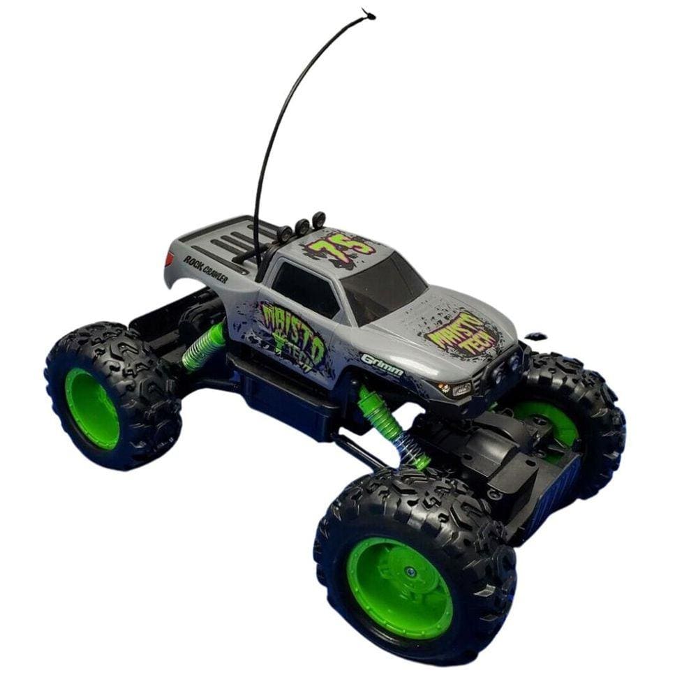 Carrinho De Controle Remoto Monster Truck Azul Polibrinq