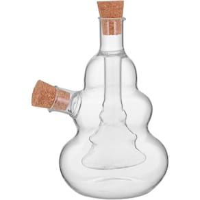 SAUCE GALHETEIRO AZEITE / VINAGRE 13x10x10cm 250/30ml BOROSILICATO TRANSP 2 EM 1