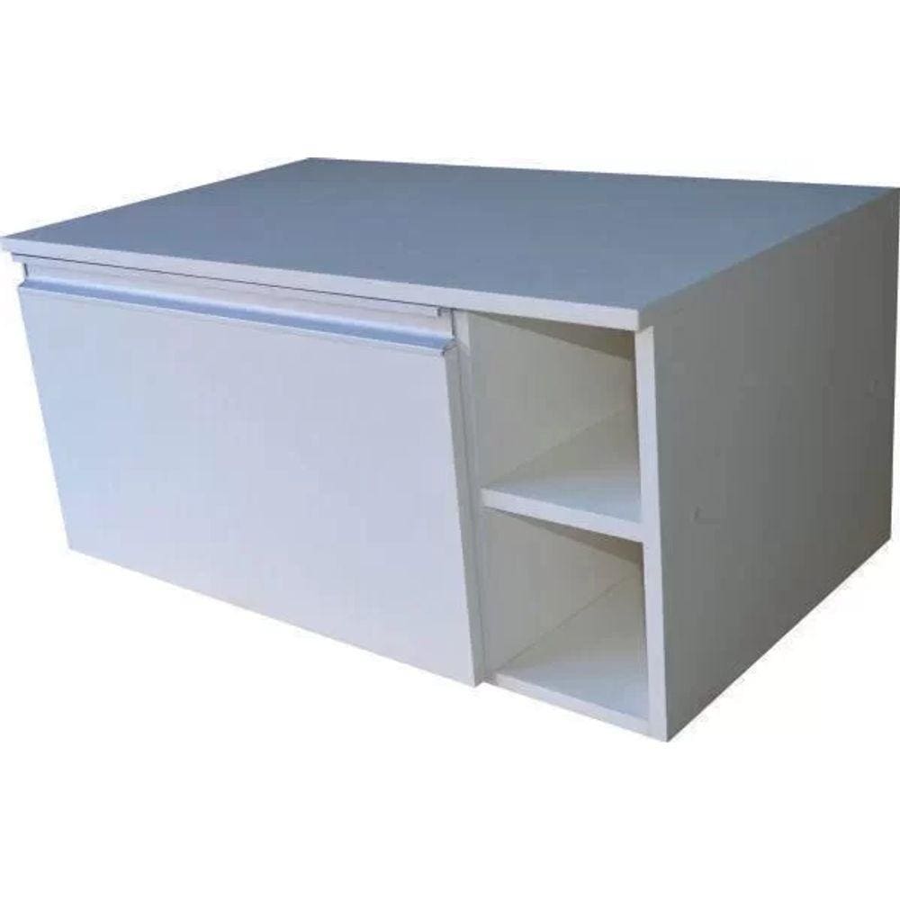 Balcão Para Banheiro Com Tampo Em Mdf