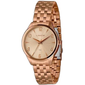 Relógio Feminino Rose Analógico com Pulseira Ajustável Lince