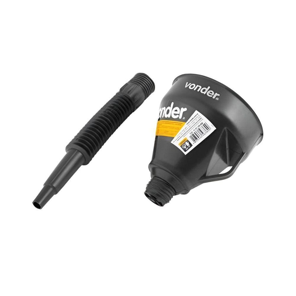 Funil Plast Preto Flexivel 140Mm Vonder