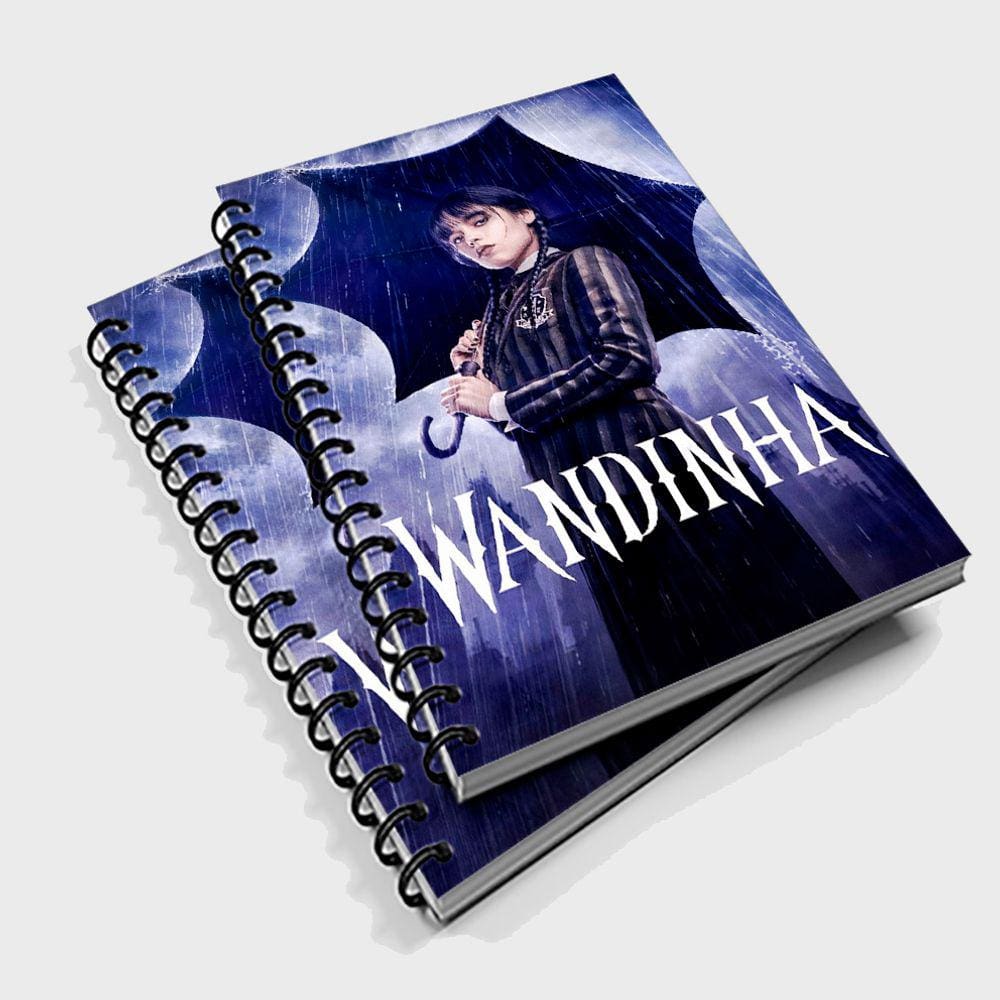 Caderno Universitário 96 fls Wandinha